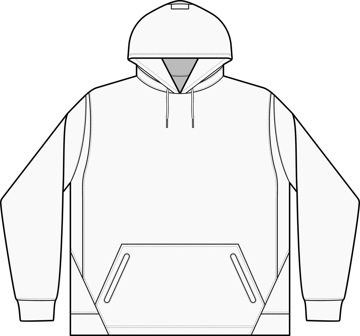 KRYO Tech Fleece Hooded Sweatshirt — Colorblock Performance Hoodie