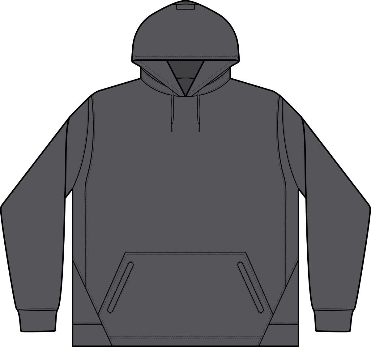 KRYO Tech Fleece Hooded Sweatshirt — Colorblock Performance Hoodie