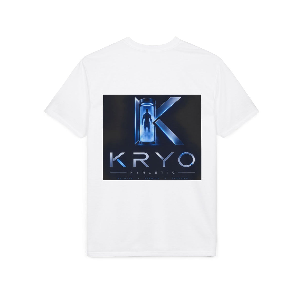 KRYO Logo Performance T‑Shirt — Futuristic Cryo Tech Graphic Tee