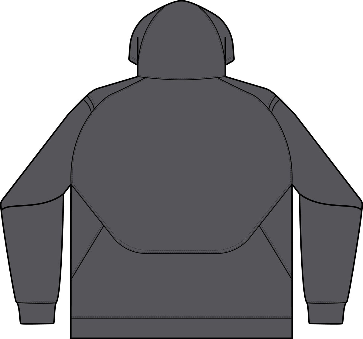 KRYO Tech Fleece Hooded Sweatshirt — Colorblock Performance Hoodie