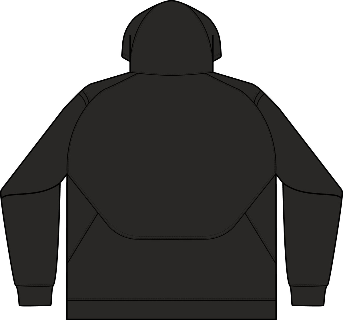 KRYO Tech Fleece Hooded Sweatshirt — Colorblock Performance Hoodie