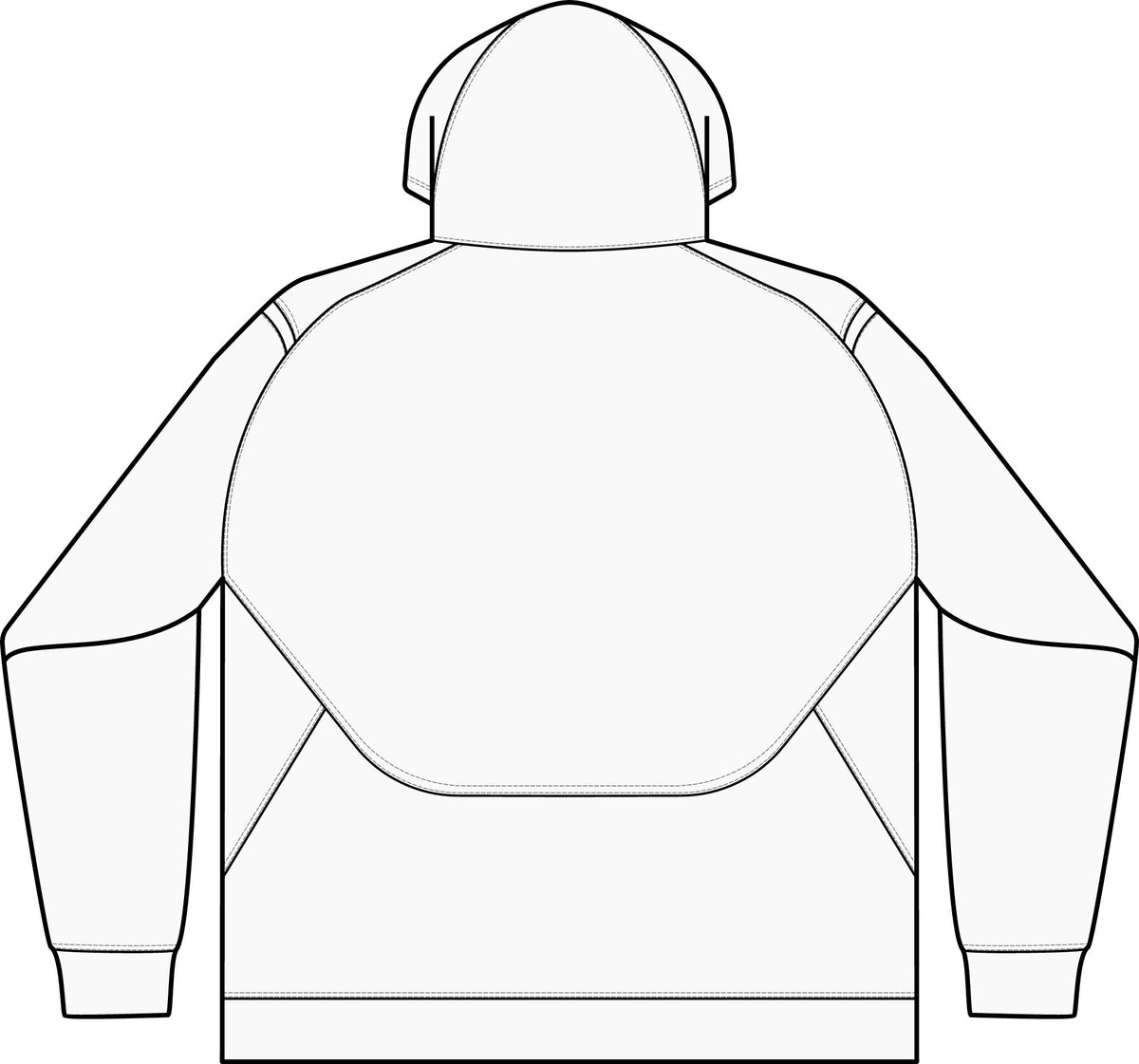 KRYO Tech Fleece Hooded Sweatshirt — Colorblock Performance Hoodie