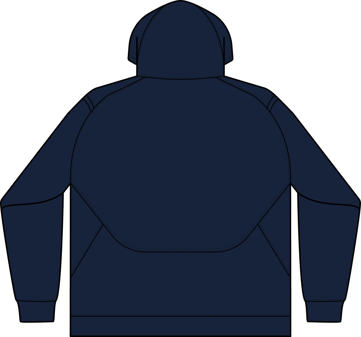 KRYO Tech Fleece Hooded Sweatshirt — Colorblock Performance Hoodie