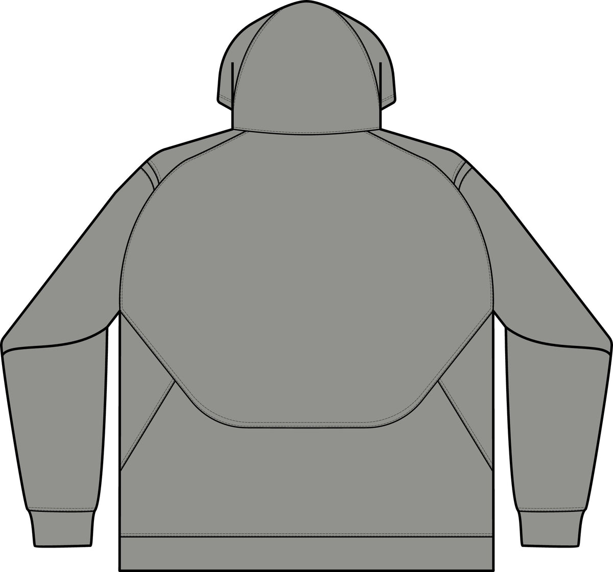 KRYO Tech Fleece Hooded Sweatshirt — Colorblock Performance Hoodie