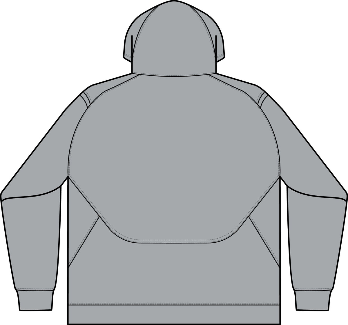 KRYO Tech Fleece Hooded Sweatshirt — Colorblock Performance Hoodie