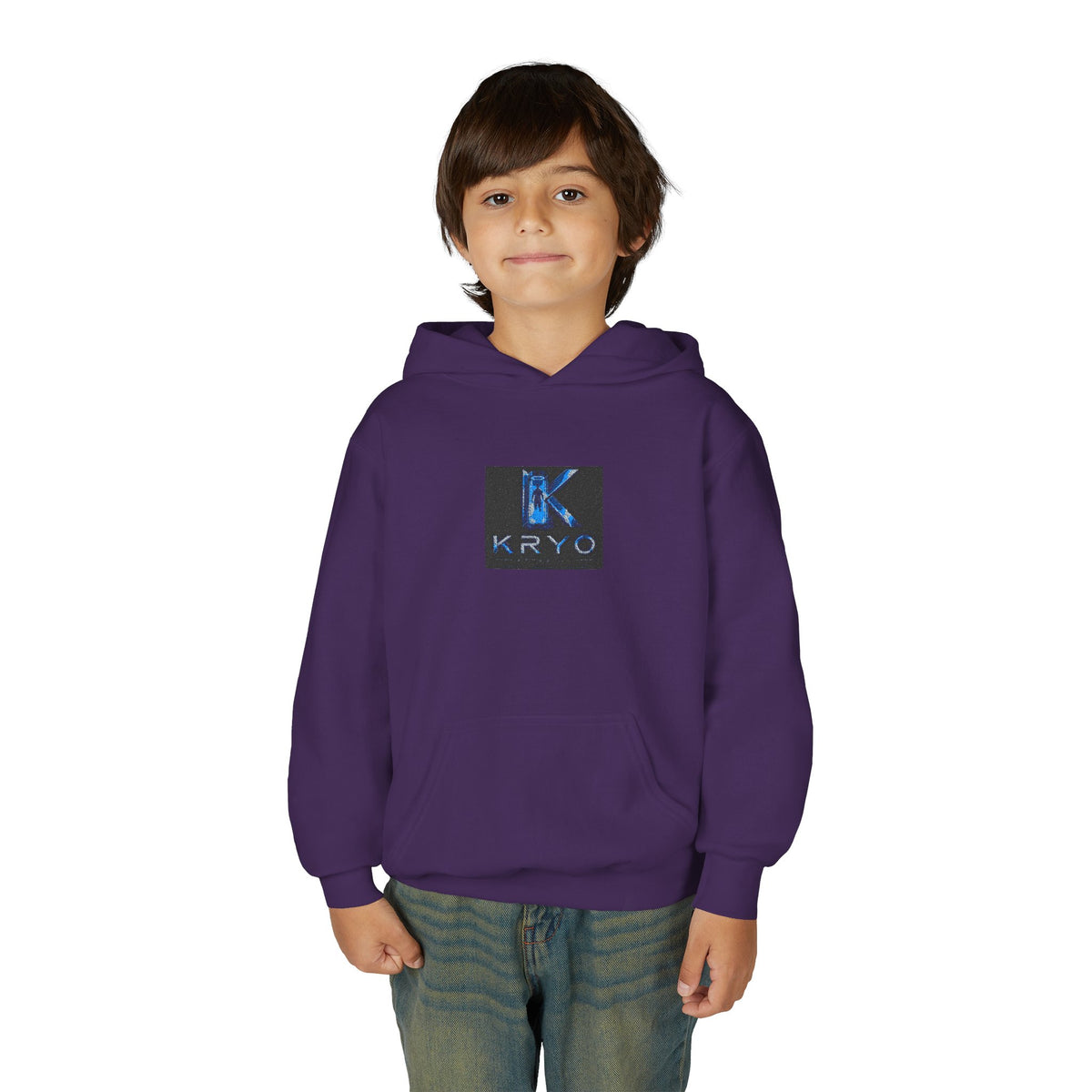Youth Hoodie with KRYO Blue Logo — Cool Gamer Streetwear