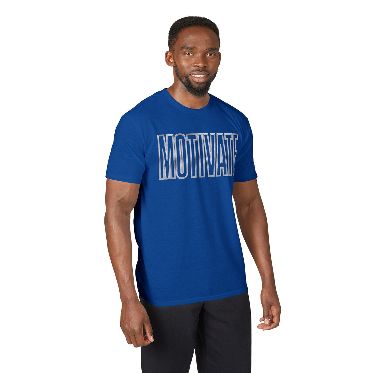 Kryo Workout Gear Motivate Performance T-Shirt — Vintage Block Letter Athletic Tee