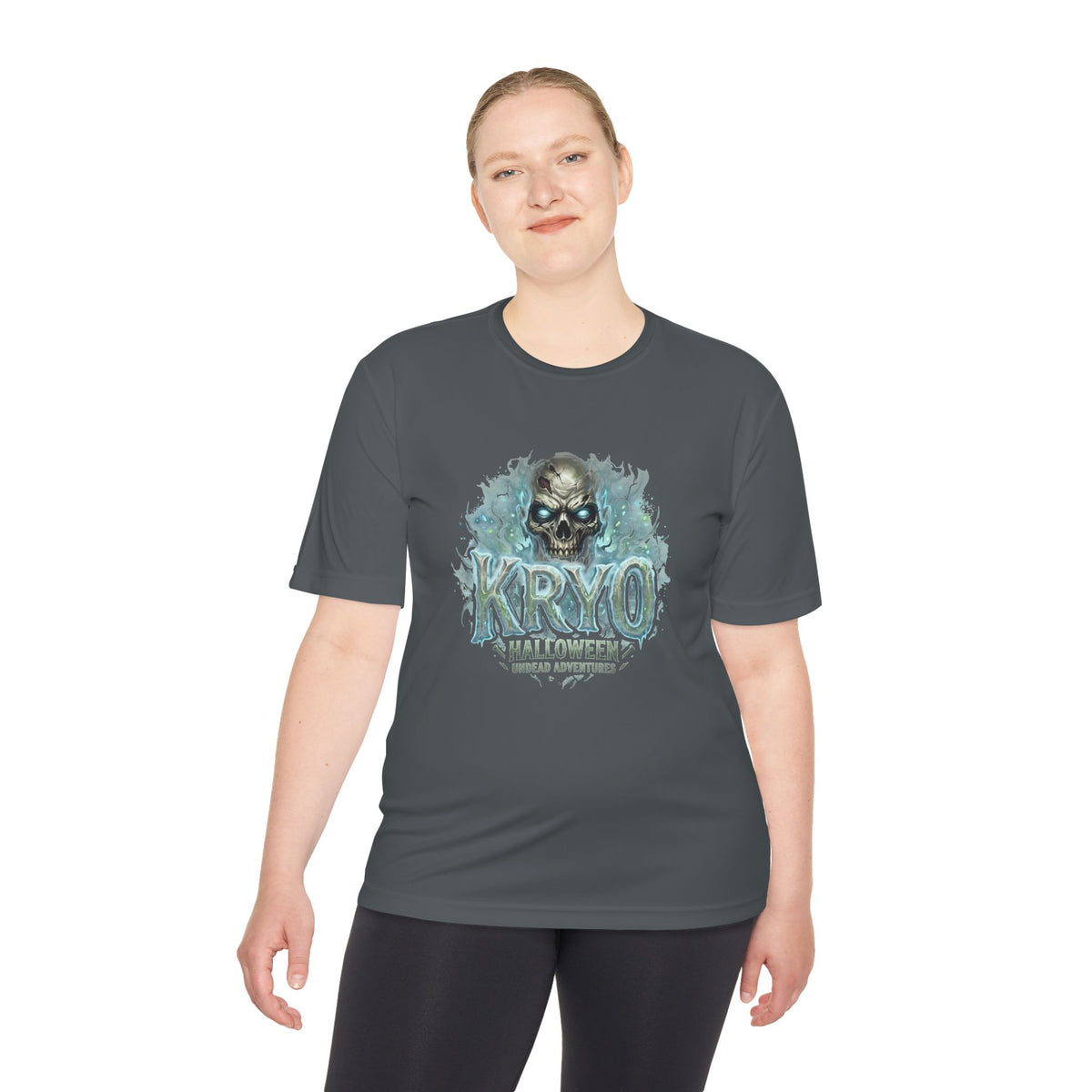 Kryo Halloween Skull Tee — Moisture‑Wicking Horror Graphic Tee