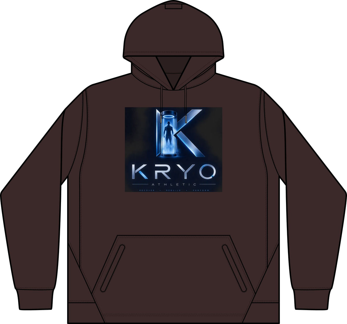 KRYO Tech Fleece Hooded Sweatshirt — Colorblock Performance Hoodie