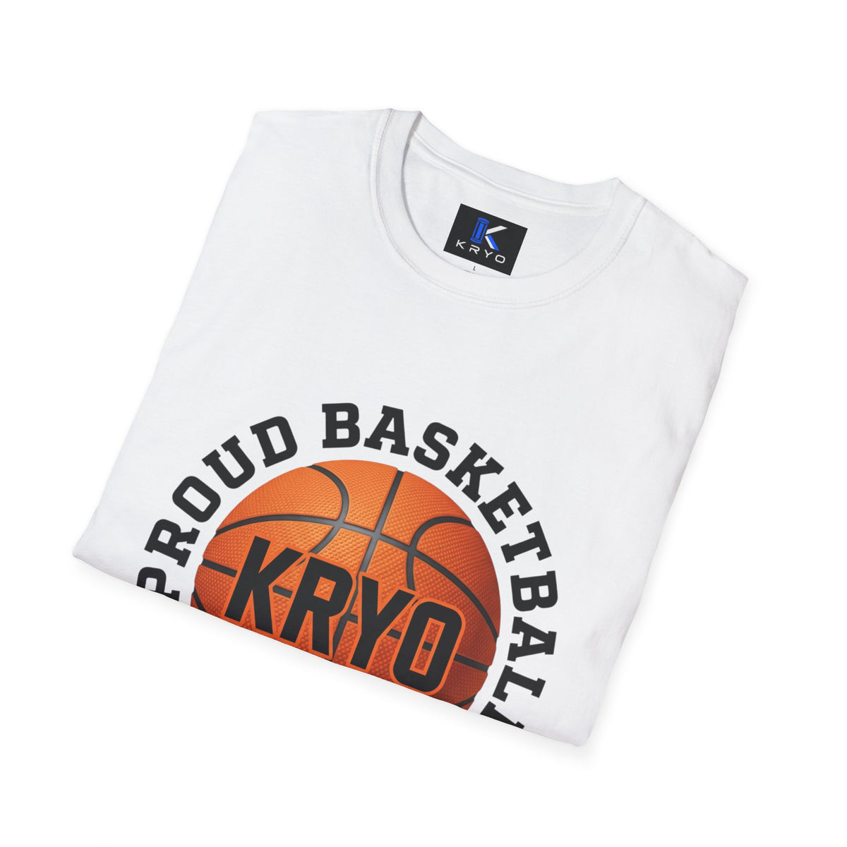 Proud Basketball Mom T-Shirt — Custom Name (KRYO) Basketball Tee