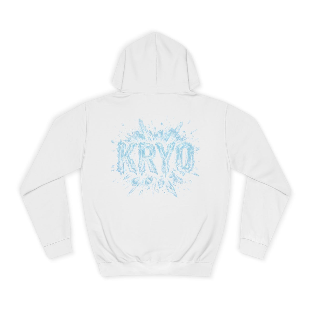 Ice Splash Hoodie — "KRYO" Graphic College Pullover