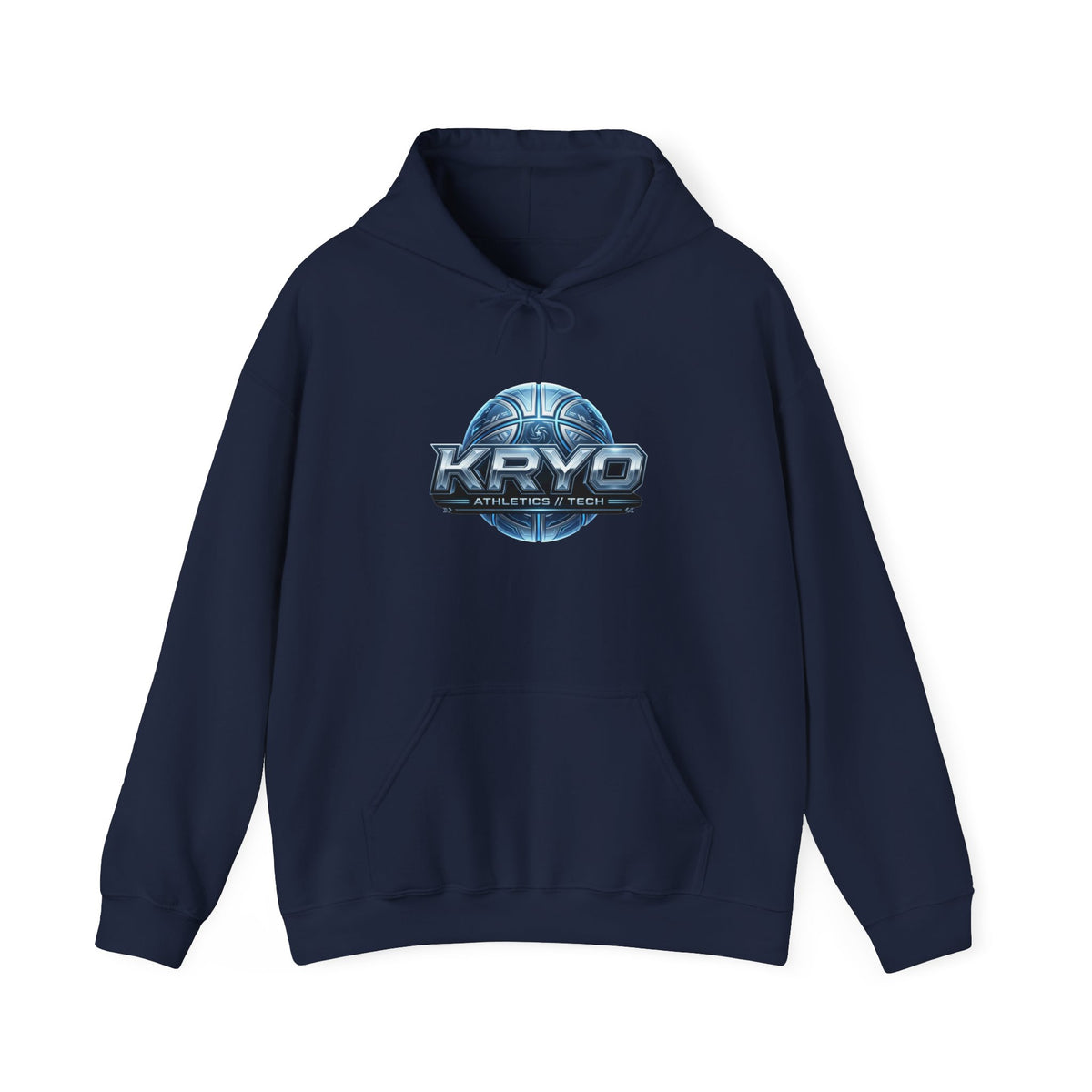 KRYO Gaming Logo Hoodie — Futuristic Blue Esports Pullover
