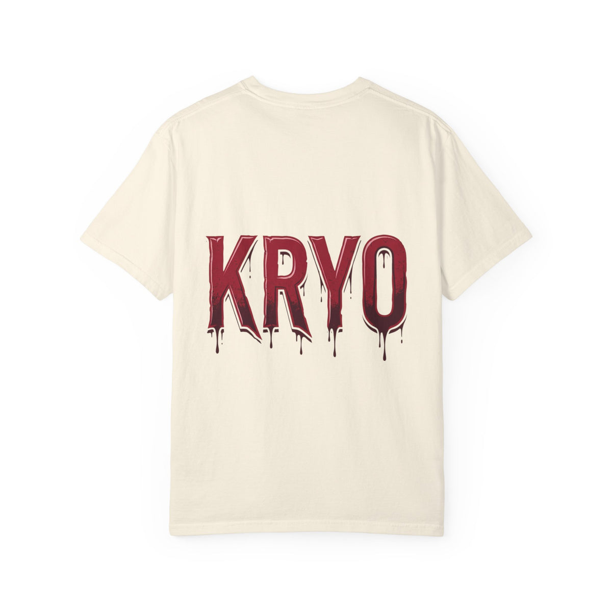 Creepy Clown Axe T-Shirt — 'KRYO' Dripping Back Graphic, Horror Halloween Tee