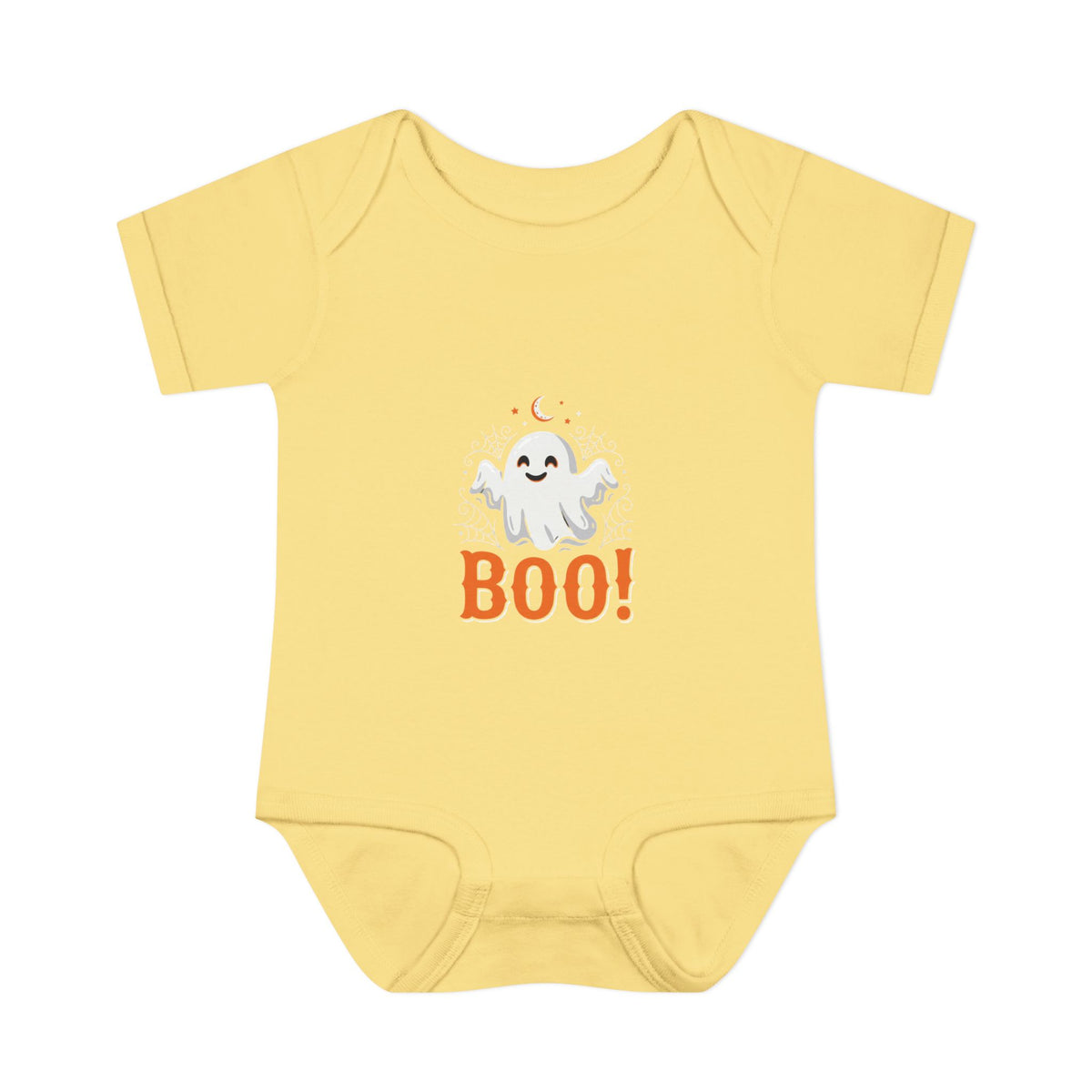 Baby Bodysuit - Kryo Cute Ghost "Boo!" Halloween Infant Onesie