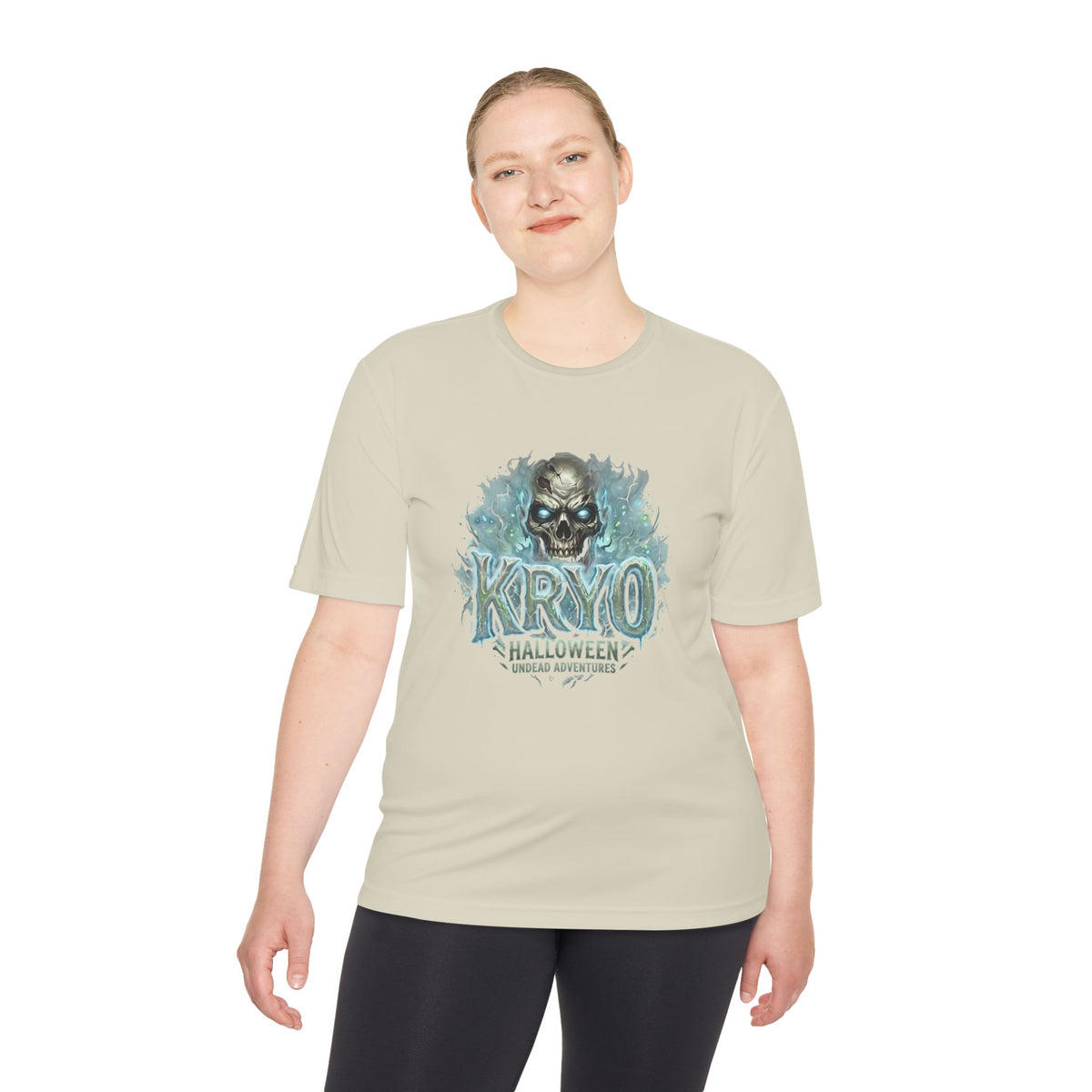 Kryo Halloween Skull Tee — Moisture‑Wicking Horror Graphic Tee