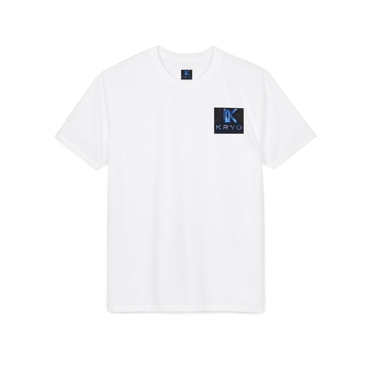 KRYO Logo Performance T‑Shirt — Futuristic Cryo Tech Graphic Tee