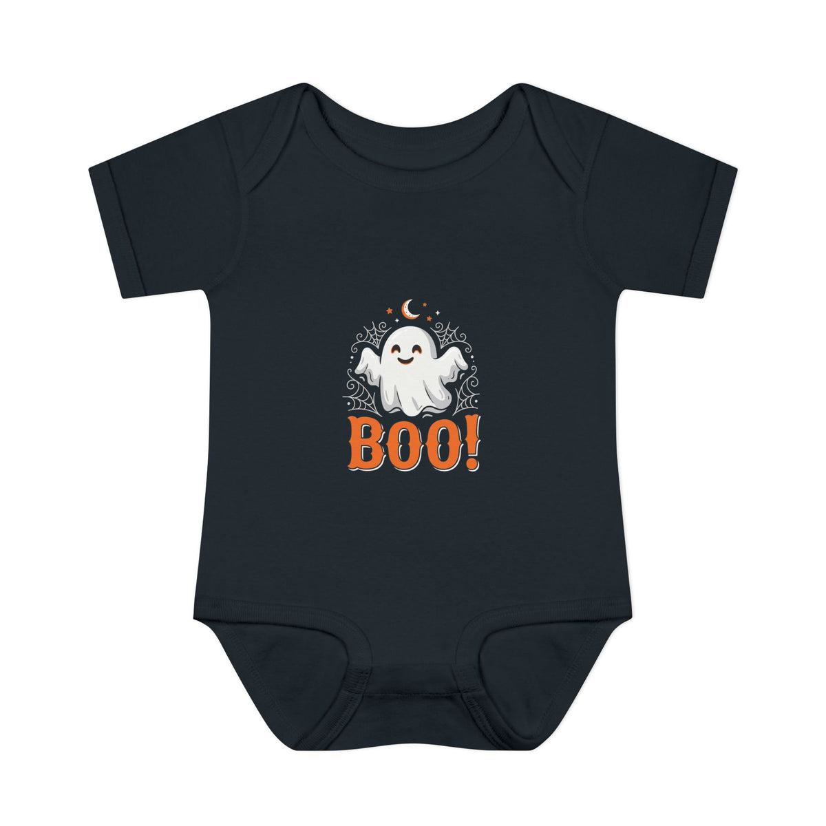 Baby Bodysuit - Kryo Cute Ghost "Boo!" Halloween Infant Onesie