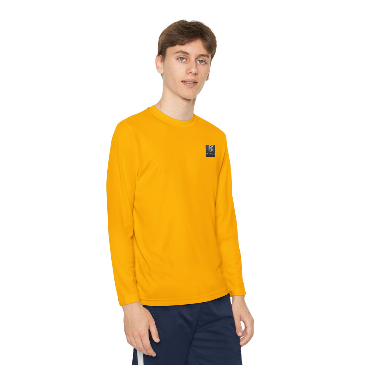 Kryo Youth Volleyball Long Sleeve Tee — 'Play. Athlete' Graphic