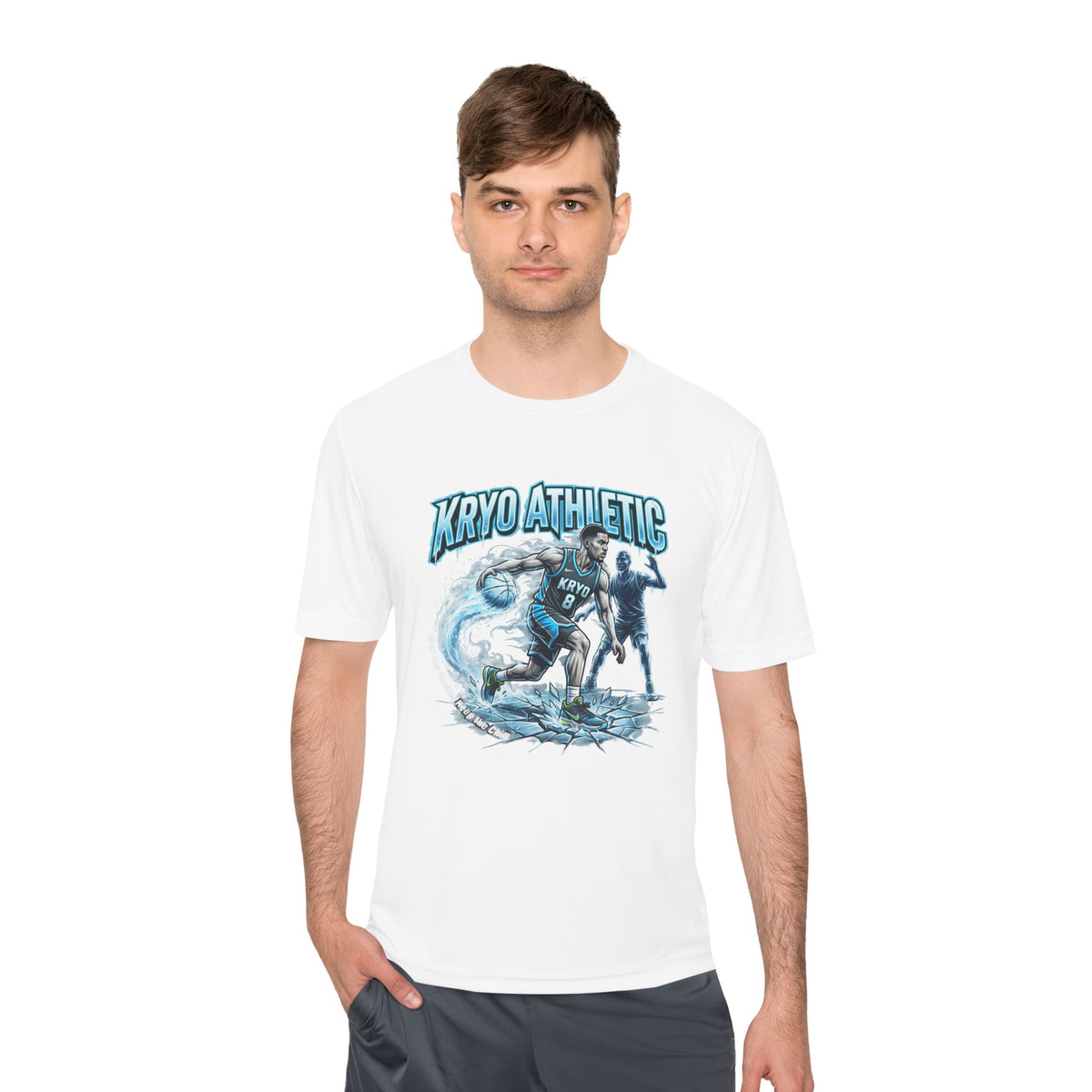 Kryo Athletic Basketball Graphic Tee — Performance Moisture‑Wicking Shirt