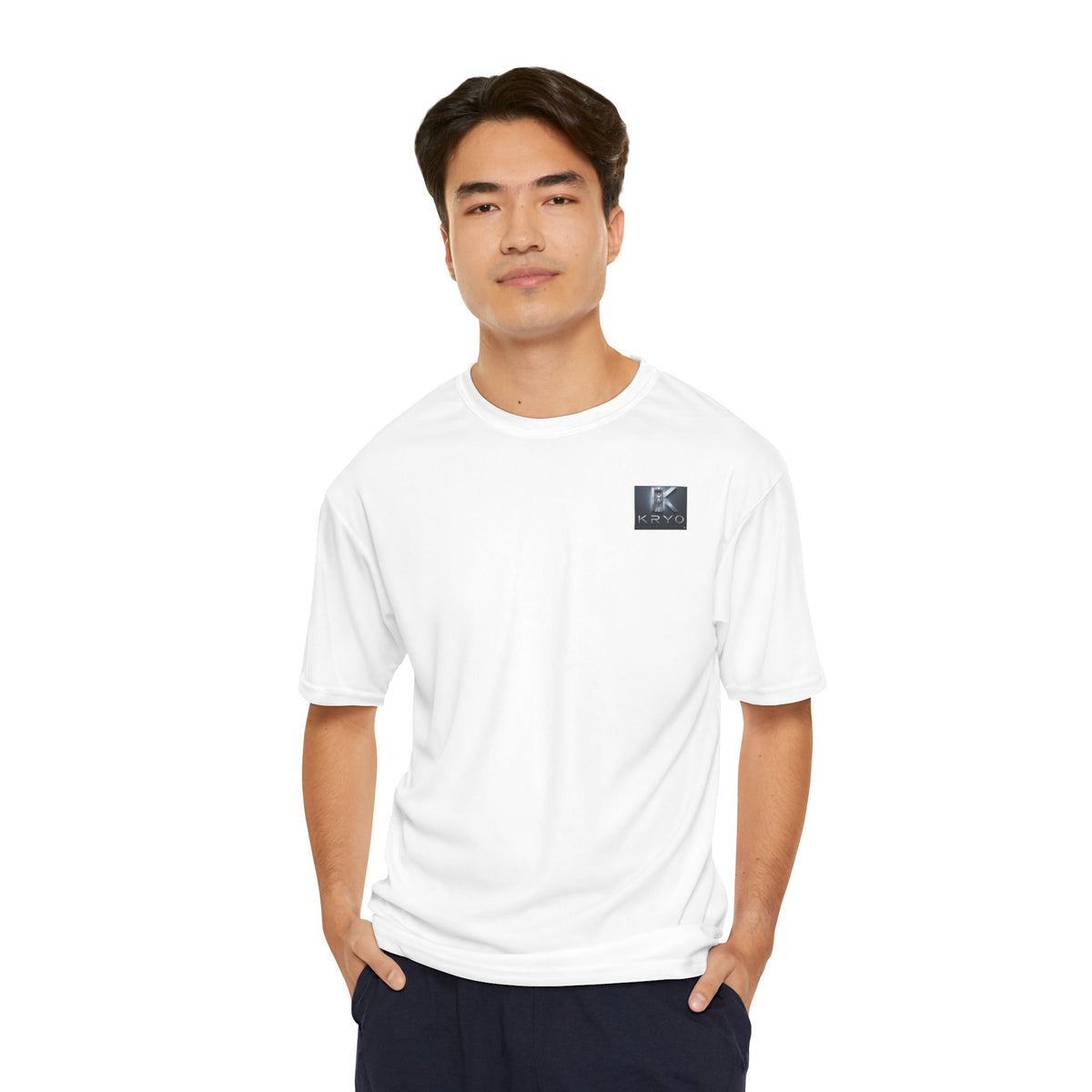 Skeleton Holding Basketball Performance Tee — Men's Athletic Shirt