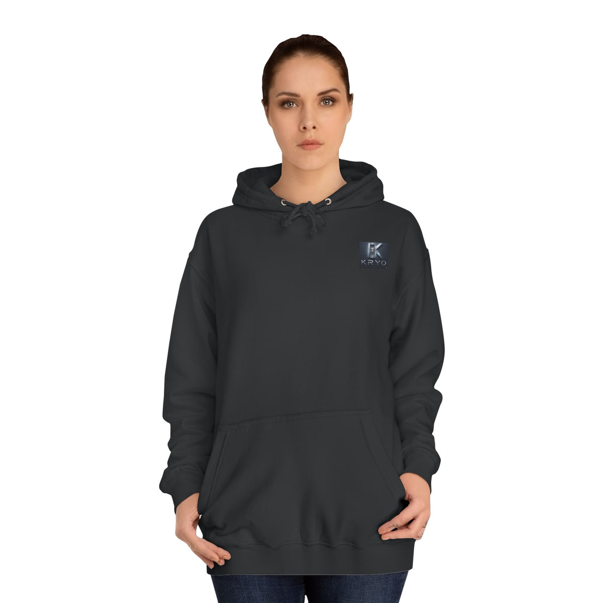 Ice Splash Hoodie — "KRYO" Graphic College Pullover
