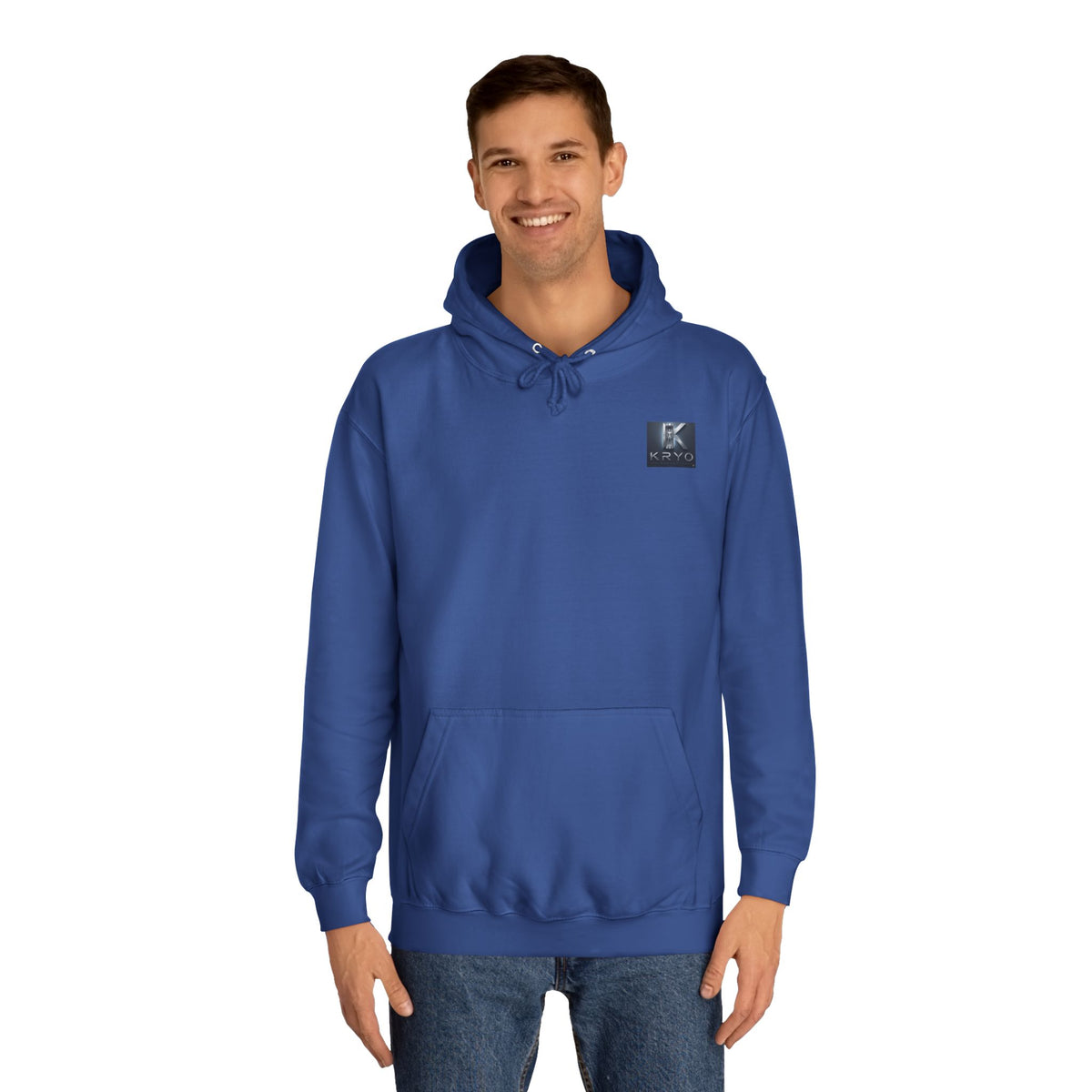 Ice Splash Hoodie — "KRYO" Graphic College Pullover