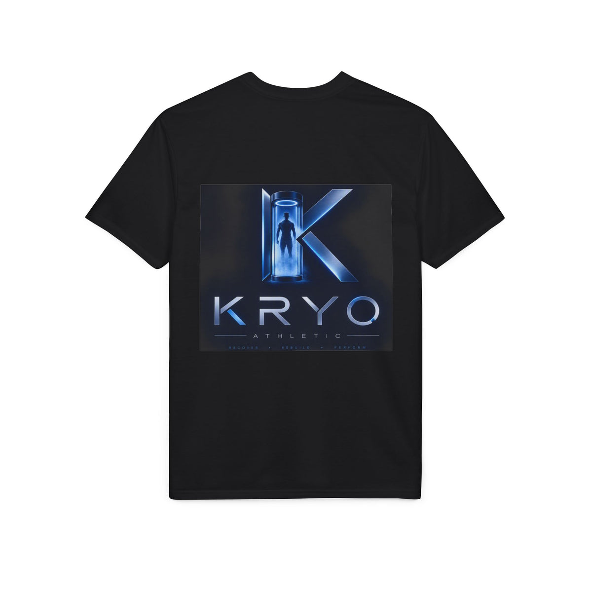 KRYO Logo Performance T‑Shirt — Futuristic Cryo Tech Graphic Tee