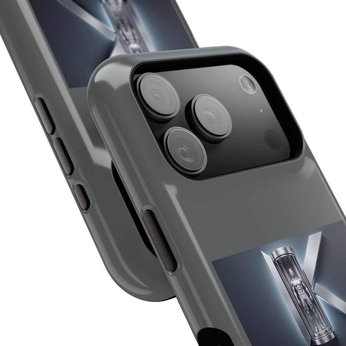 Magnetic Impact-Resistant Phone Case — Kryo Metallic Logo