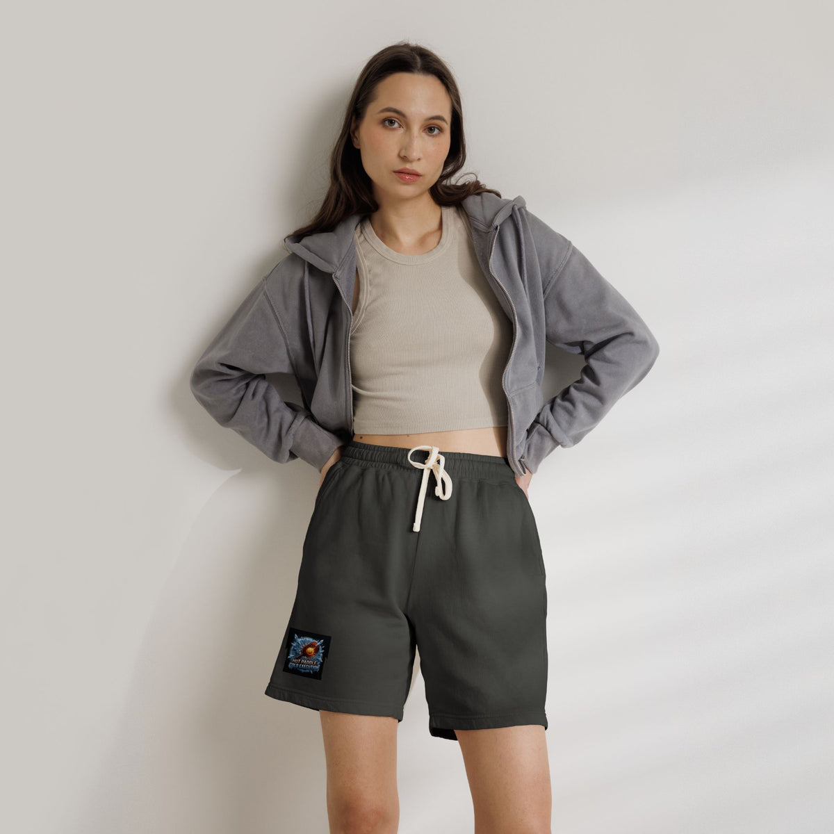 Kryo Paddleball Fleece Sweat Shorts — Vintage Sunrise Patch