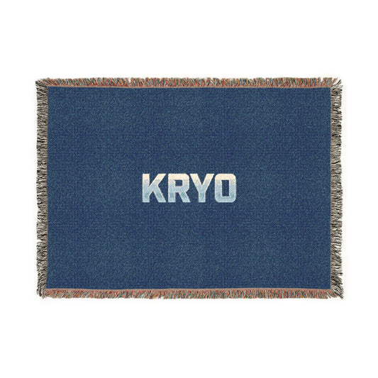 KRYO Text Woven Blanket — Cozy Personalized Name Throw