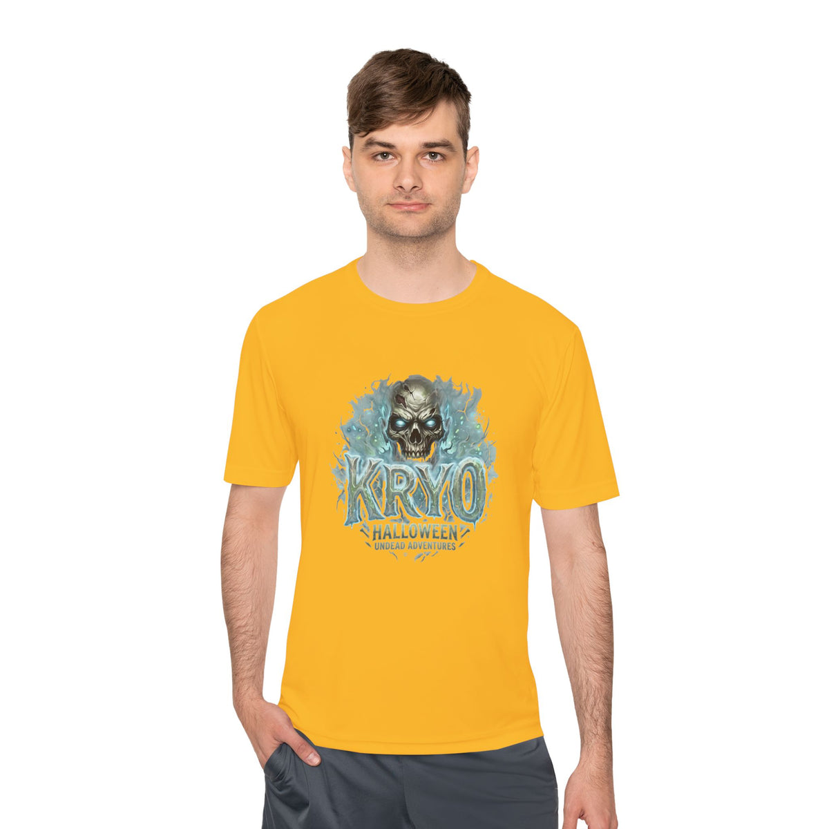 Kryo Halloween Skull Tee — Moisture‑Wicking Horror Graphic Tee