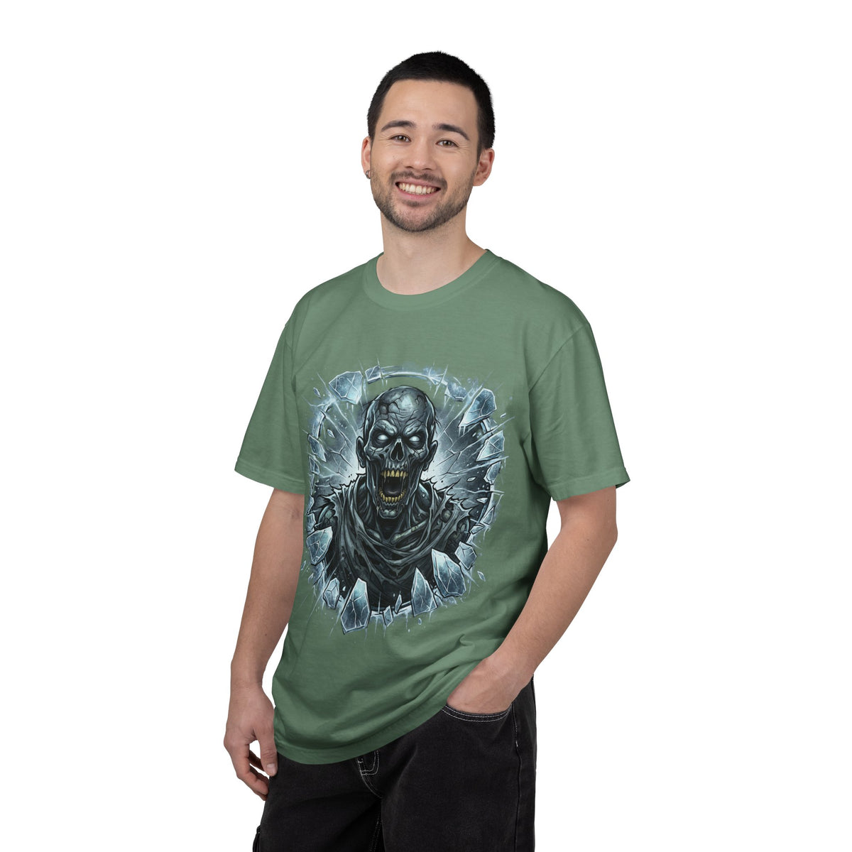 KRYO Skull Graphic T-Shirt — Horror Zombie Illustration Tee