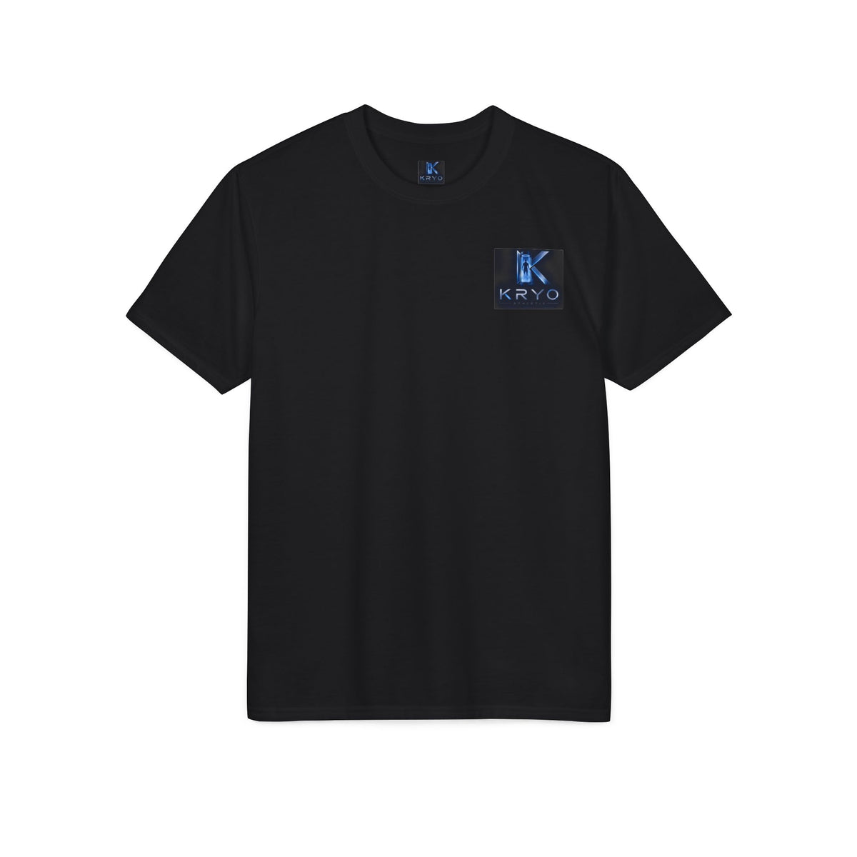 KRYO Logo Performance T‑Shirt — Futuristic Cryo Tech Graphic Tee