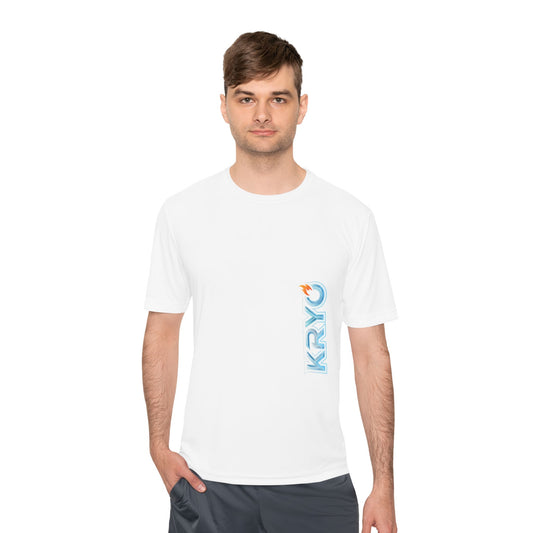 KRYO Workout Gear Vertical Logo Performance Tee