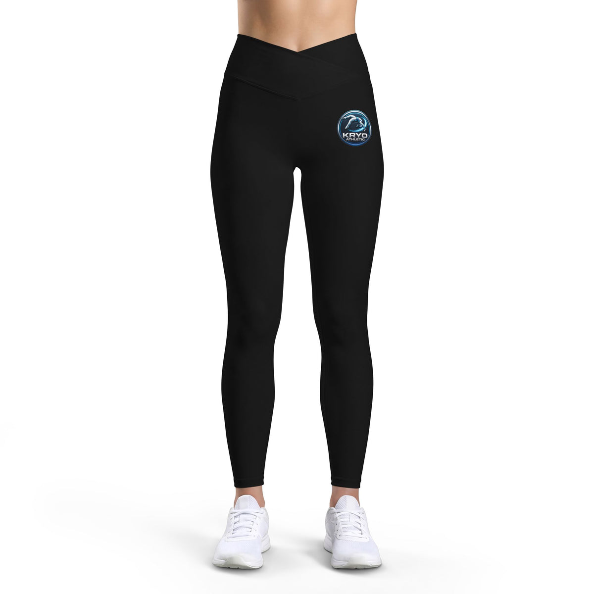 Gymnastics Logo Women’s Luxe Leggings – Kryo High-Waist Performance Yoga Pants