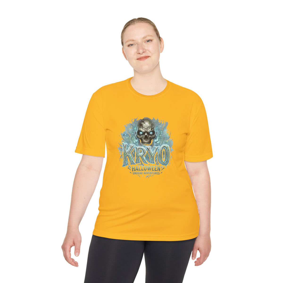 Kryo Halloween Skull Tee — Moisture‑Wicking Horror Graphic Tee