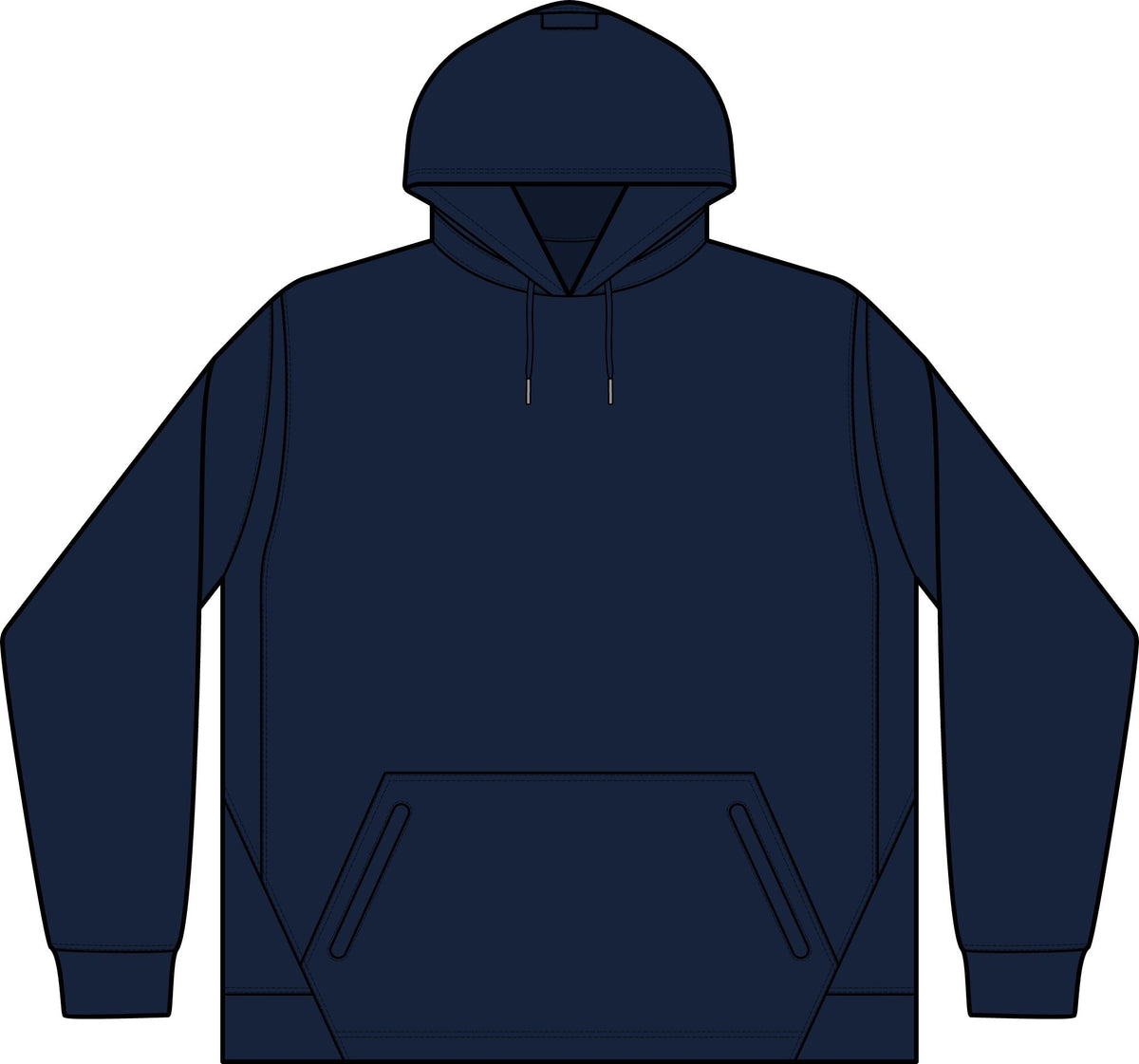 KRYO Tech Fleece Hooded Sweatshirt — Colorblock Performance Hoodie