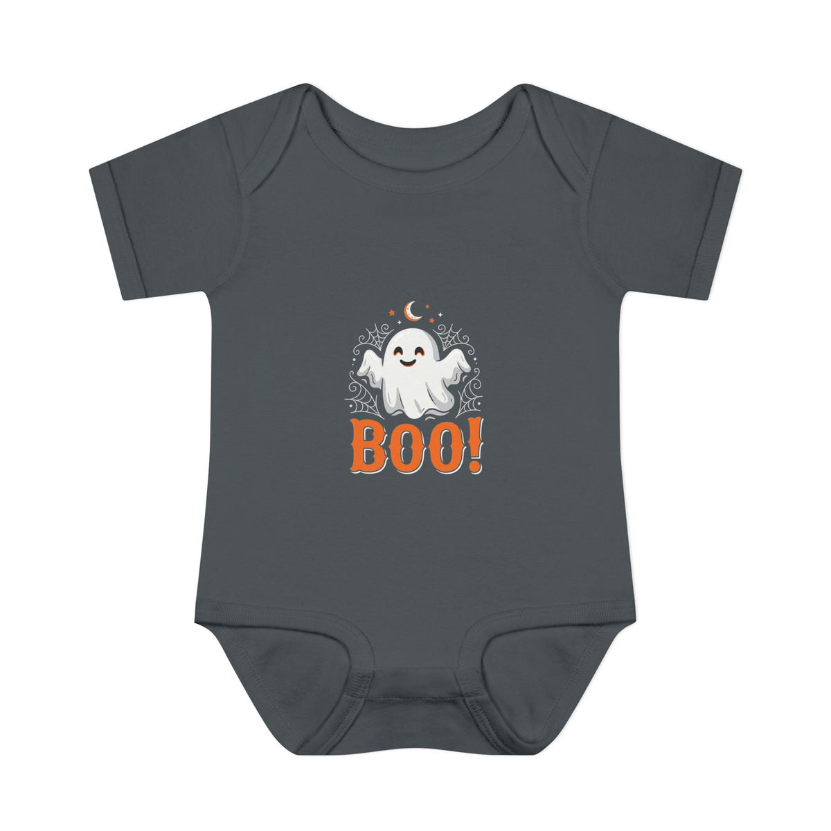 Baby Bodysuit - Kryo Cute Ghost "Boo!" Halloween Infant Onesie