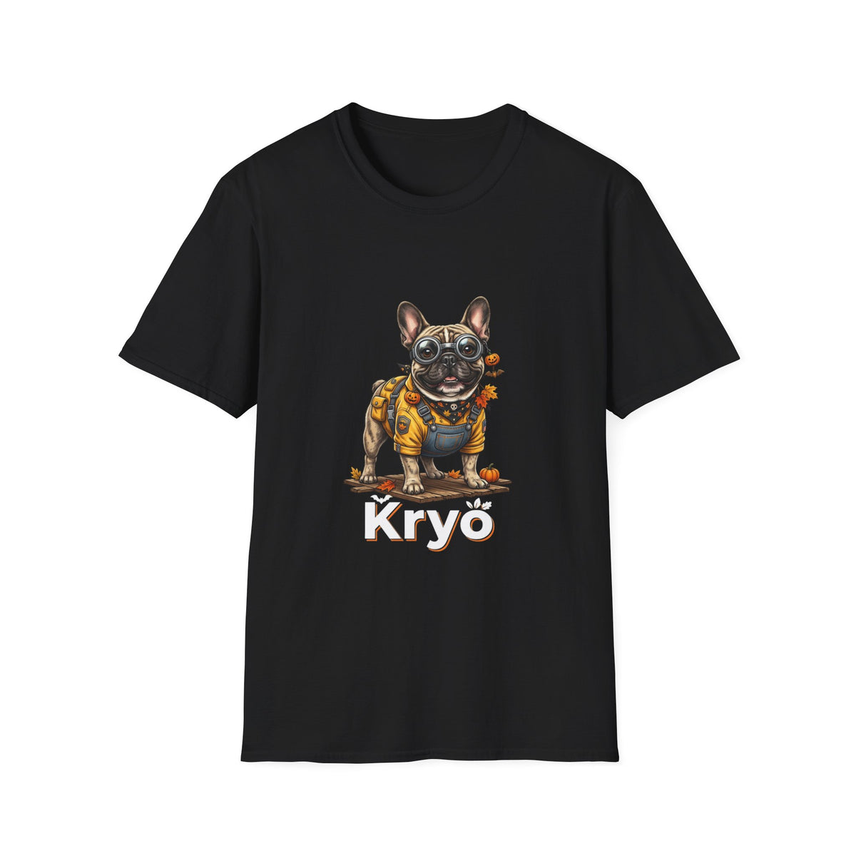 French Bulldog Graphic T-Shirt — 'Kryo' Cute Pup in Sweater Design