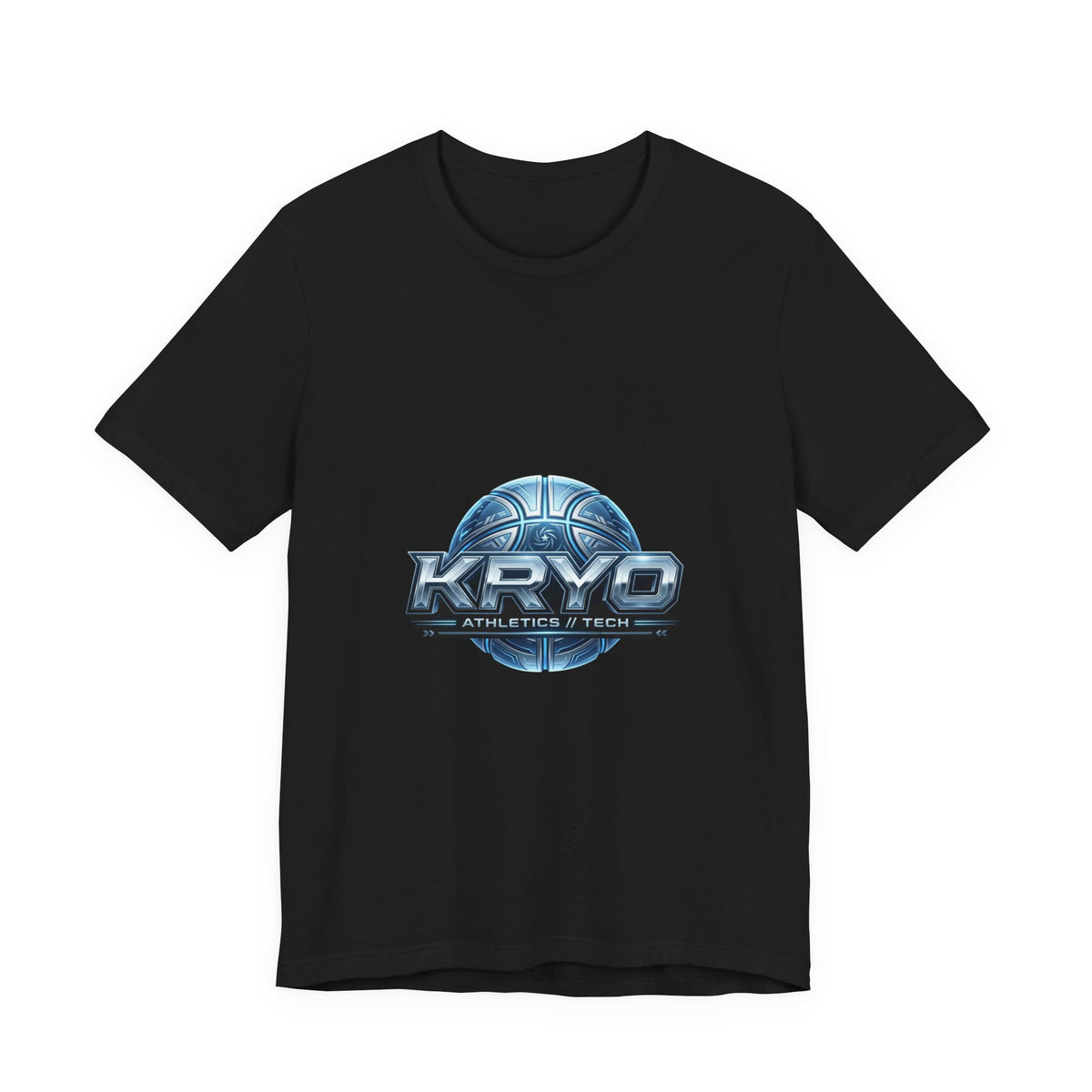 KRYO Athletic Tech Logo T‑Shirt — Futuristic Sports Graphic Tee