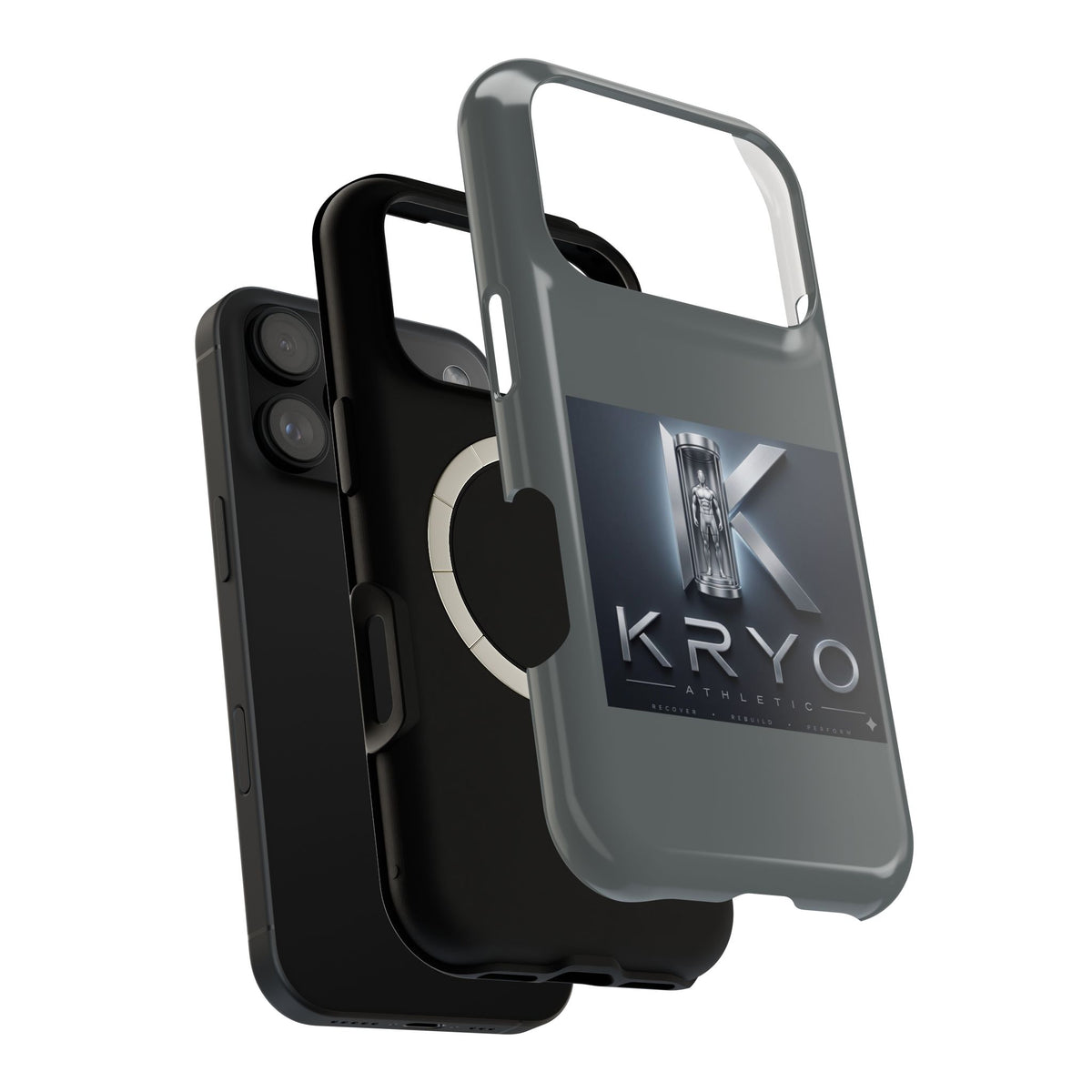 Magnetic Impact-Resistant Phone Case — Kryo Metallic Logo