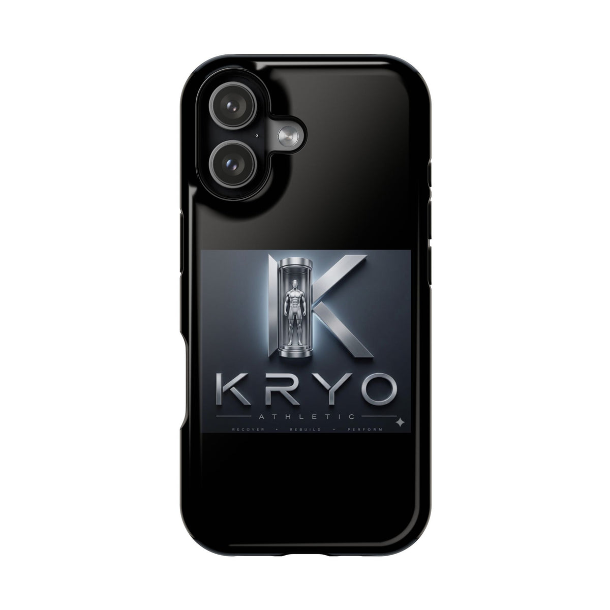 KRYO Metallic Logo Impact-Resistant Phone Case