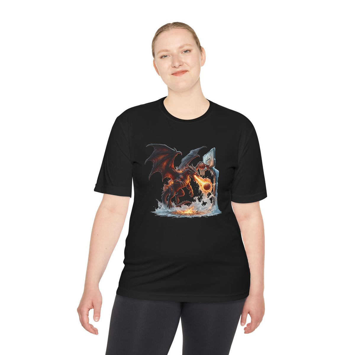 Dragon Basketball Tee — Fantasy Dragon Dunk Sports Shirt