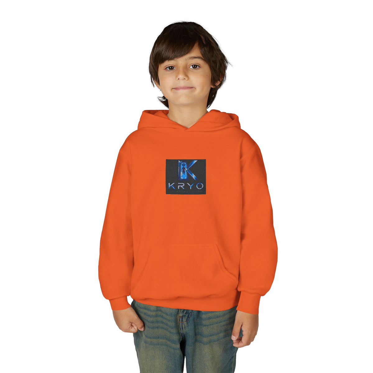 Youth Hoodie with KRYO Blue Logo — Cool Gamer Streetwear
