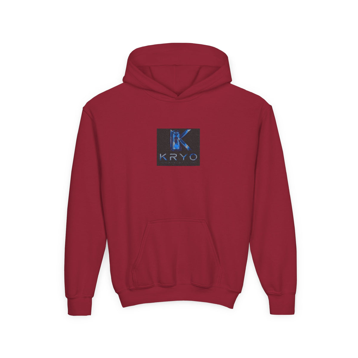 Youth Hoodie with KRYO Blue Logo — Cool Gamer Streetwear