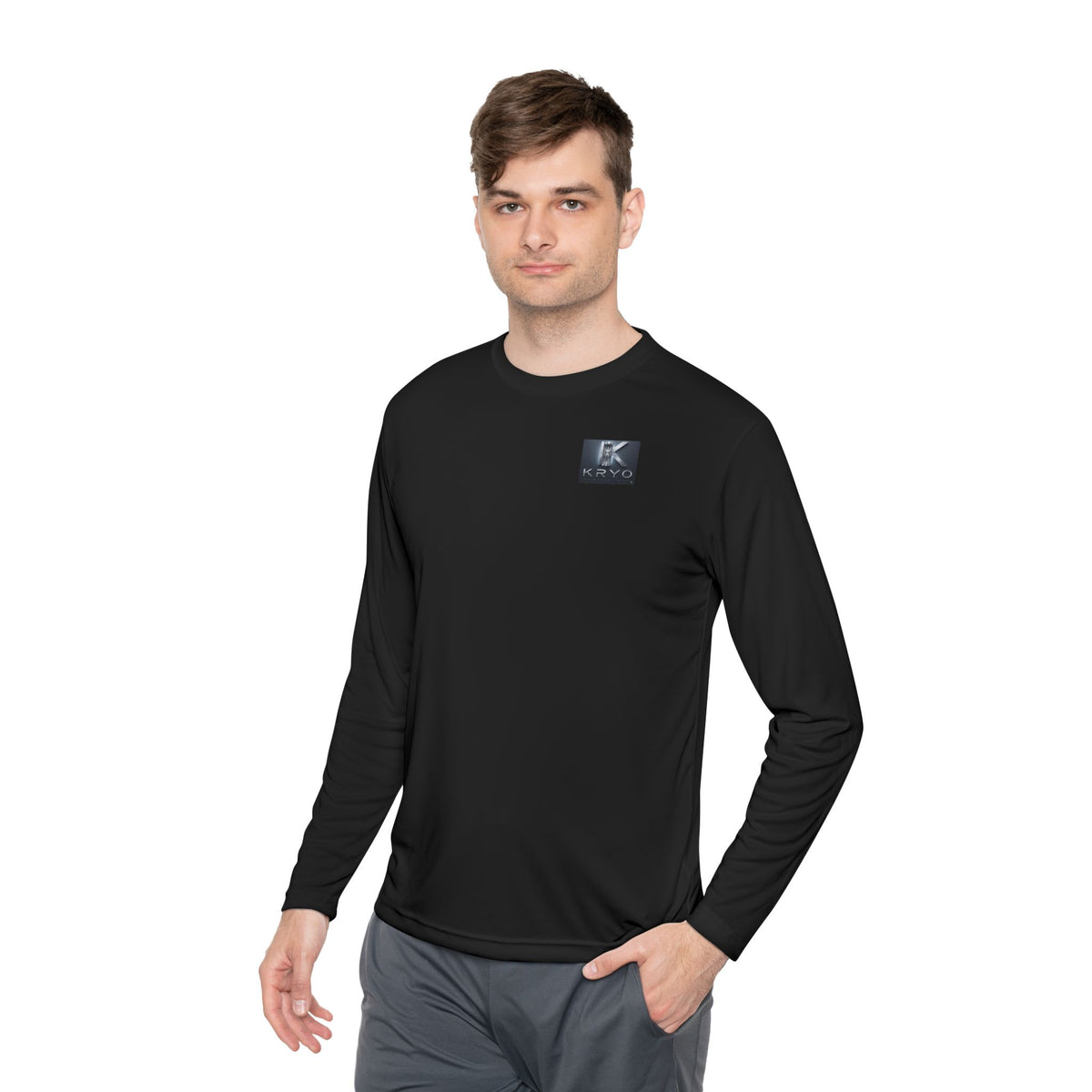 Kryo Long Sleeve Tee — 'Fear the Hustle, Keep the Chill' Graphic Basketball Design