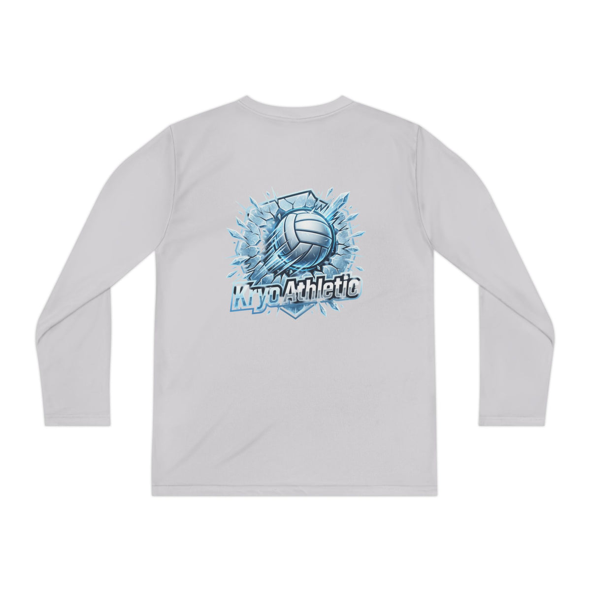 Kryo Youth Volleyball Long Sleeve Tee — 'Play. Athlete' Graphic