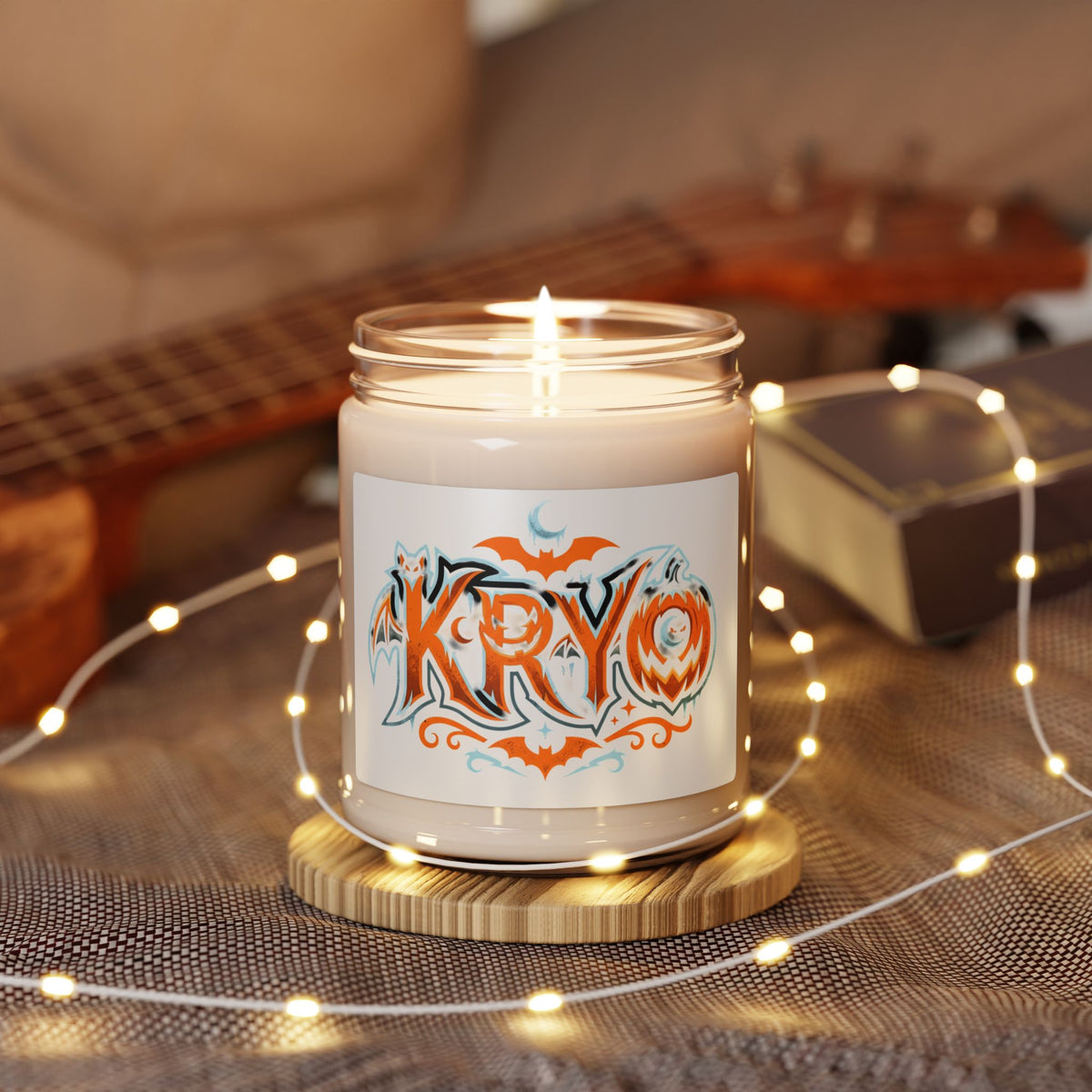 Halloween KRYO Scented Soy Candle — 9oz Spooky Bat & Ghost Aroma