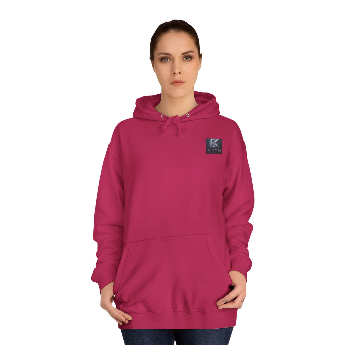 Ice Splash Hoodie — "KRYO" Graphic College Pullover