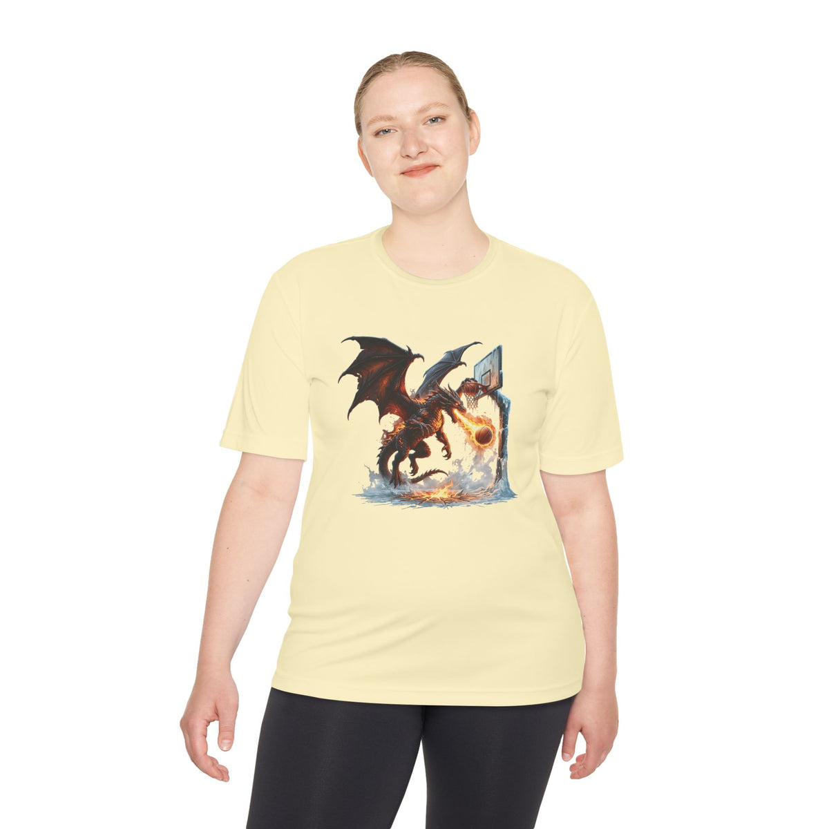 Dragon Basketball Tee — Fantasy Dragon Dunk Sports Shirt